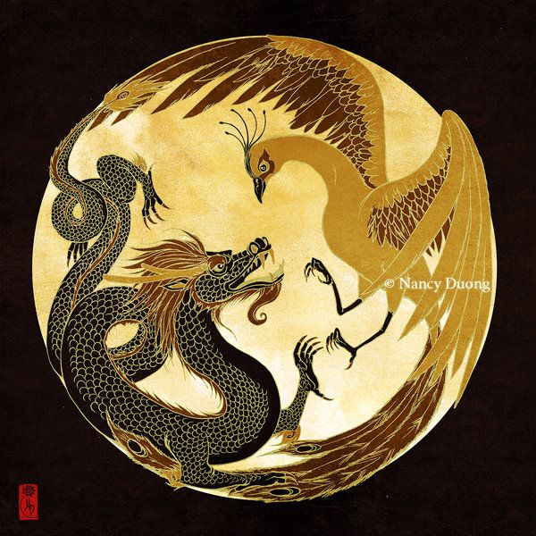 The Phoenix and the Dragon in Japanese Mythology